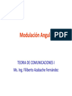 Modulación Angular: Teoría y Ejemplos de PM y FM