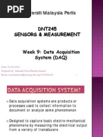 Week 9 - Data Acquisition Systems (DAQ)