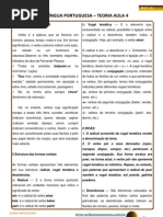 Verbo - Teoria, Testes e Gabarito