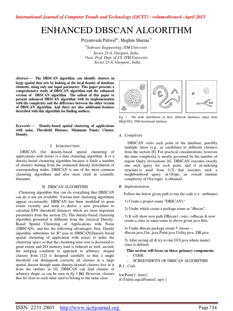 Enhanced Db-Scan Algorithm | PDF | Cluster Analysis | Control Flow