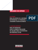 Informe Anual Reporteros Sin Fronteras 2012