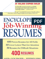 37198479 Encyclopedia of Job Winning Resumes