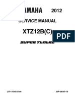 Yamaha Xt1200z SuperTenere 2012 - Service Manual