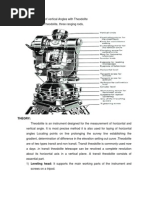 Measurement of Vertical Angle Using Theodolite