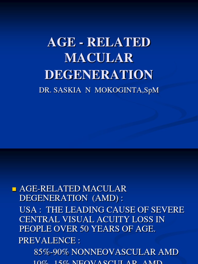 Age - Related Macular | PDF | Wellness
