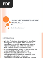 Download RIZALs MONUMENTS AROUND THE WORLDpptx by Sheila Mae Combalecer SN160925058 doc pdf