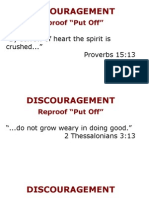 Reproof "Put Off": "By Sorrow of Heart The Spirit Is Crushed... " Proverbs 15:13