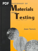 Download Dictionary of Materials and Testing Second Edition by bharathvg8096 SN160927087 doc pdf