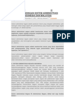 Perbandingan Sistem Administrasi Indonesia Dan Malaysia