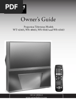 Download Mitsubishi WS-48413 TV by nulall SN16094685 doc pdf