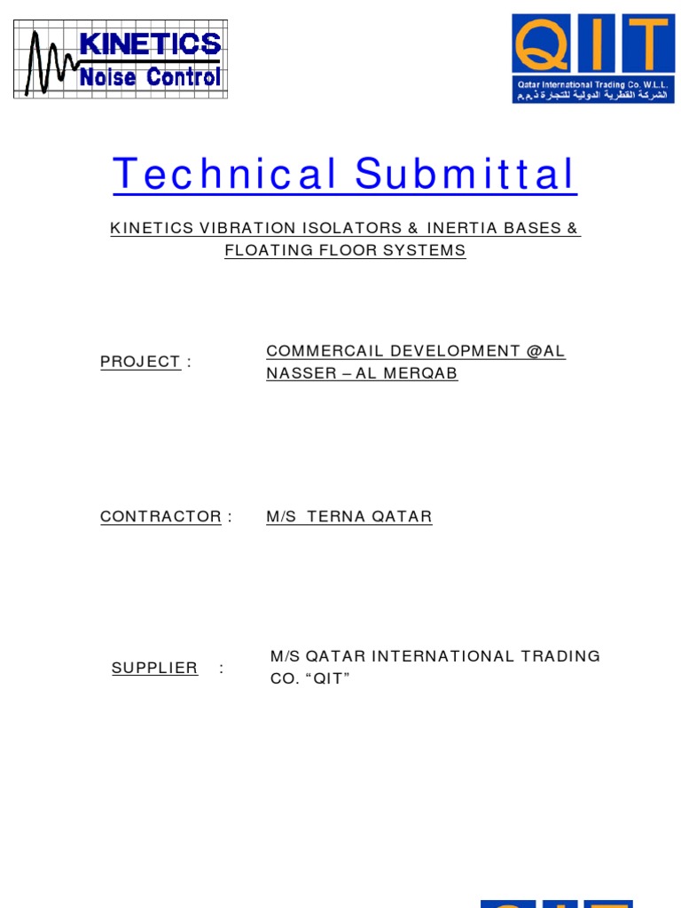 Floating Slab | PDF | Duct (Flow) | Pipe (Fluid Conveyance)