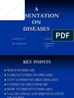 A Presentation ON Diseases: Submitted To: Submitted by