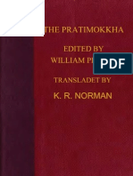 Pruitt William Ed Norman K R TR Patimokkha 364p