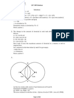 CAT 2005 Solutions