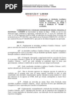 1150 - Consepe - Res. 1.150 - AACC Licenciaturas - Novo Regulamento