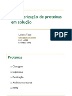 Caracterização de Proteínas