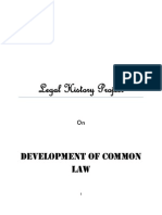 Development of Common Law