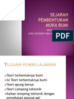 Sejarah Pembentukan Muka Bumi