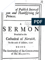 William Broome - Sermon on Princes 1722