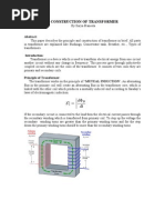 Project On Transformers