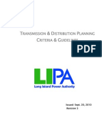 12-LIPA T D Planning Criteria Rev3 LIPA 9-20-2010