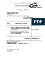Ketengah, Invoice Pendahuluan MX 2013