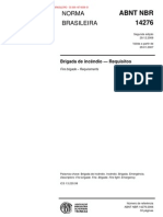 NBR-14276 (2006) - Programa de Brigada de Incêndio