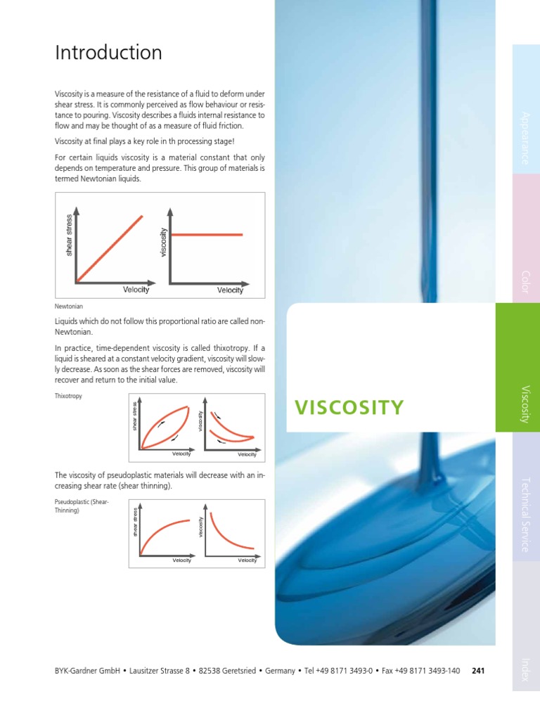 Viscosity Measurement Techniques Overview | PDF | Viscosity | Shear Stress