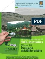 Ghidul Solicitantului Pentru Masura 313