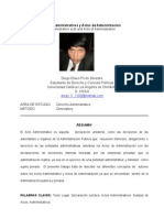 Actos Administrativo y Actos de Administracion