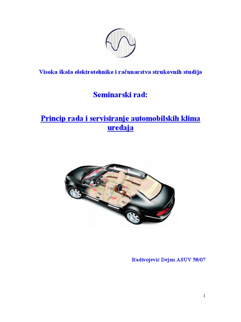 Princip Rada Autoklima | PDF