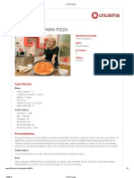 masa básica pizza