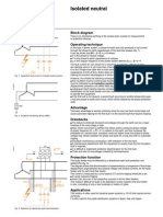 Neutral earthing systems and isolated neutral operating technique