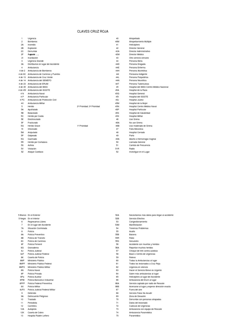 Claves de Paramédicos Ambulancia Transporte