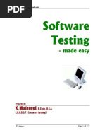 Download Software Testing Made Easy by Abdulraheman  SN16103196 doc pdf