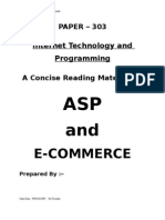 E-Commerce: Internet Technology and Programming