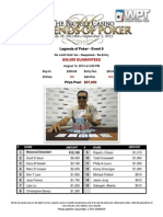 2013 Legends of Poker - Event 9 Results