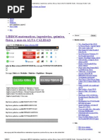 Download Descargar LIBROS Matematicas Ingenierias Quimica Fisica y Mas en ALTA CALIDAD Gratis - Descargar Gratis 1 Link by Pablo Valenzuela Arredondo SN161043811 doc pdf
