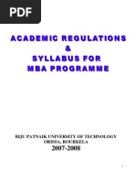 Bput Mba 07 08 Regular