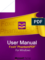 FoxitPhantomPDF52 Manual