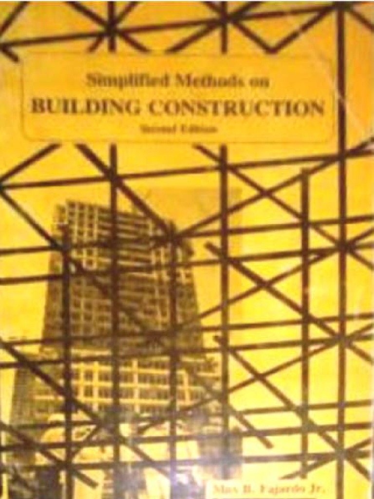 Simplified Methods On Building Construction | PDF