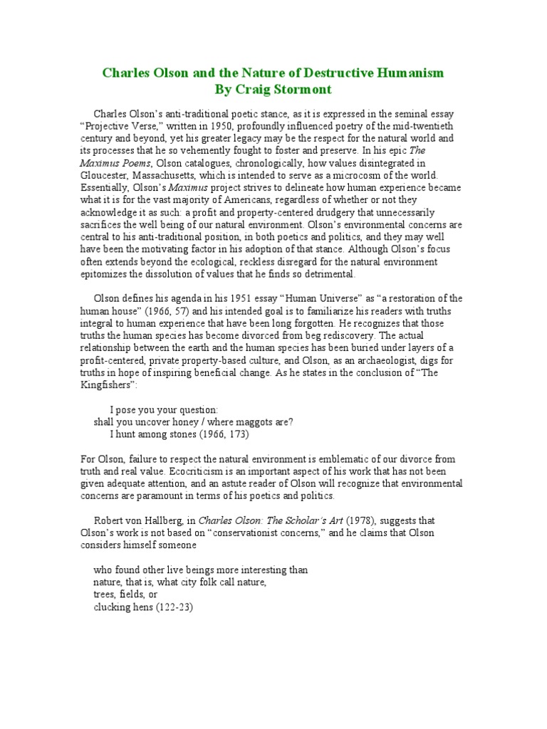Olson's Destructive Humanism Explained | PDF | Alfred North Whitehead ...
