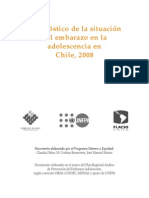 Diagnóstico de la Situación del Embarazo Adolescente en Chile 2008