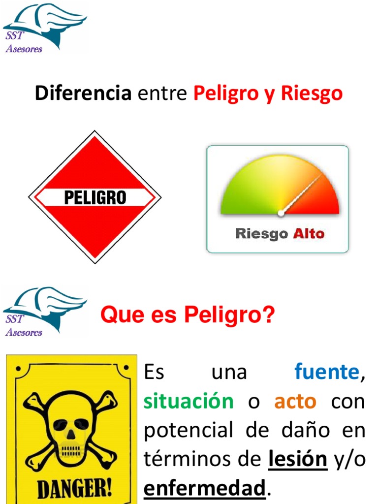 Diferencia Entre Peligro y Riesgo