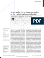 Worth C.L. 2009. Structural and Functional Constraints in the Evolution of Protein Families