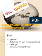 Asian Paints: International Business Division