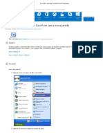Como Abrir Arquivos Do Excel em Uma Nova Janela