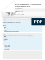 Kuiz Modul 2.2 Taksonomi