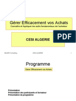 Gerer Efficacement Vos Achats