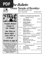 Download UT Bulletin June 20091 by Union Temple of Brooklyn SN16110945 doc pdf